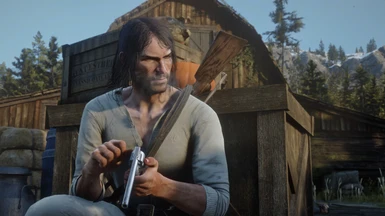 Heres a picture of how great the NPC HAIR is with the rdr1 union suit