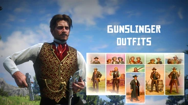gunslinger outfits from sigarette cards