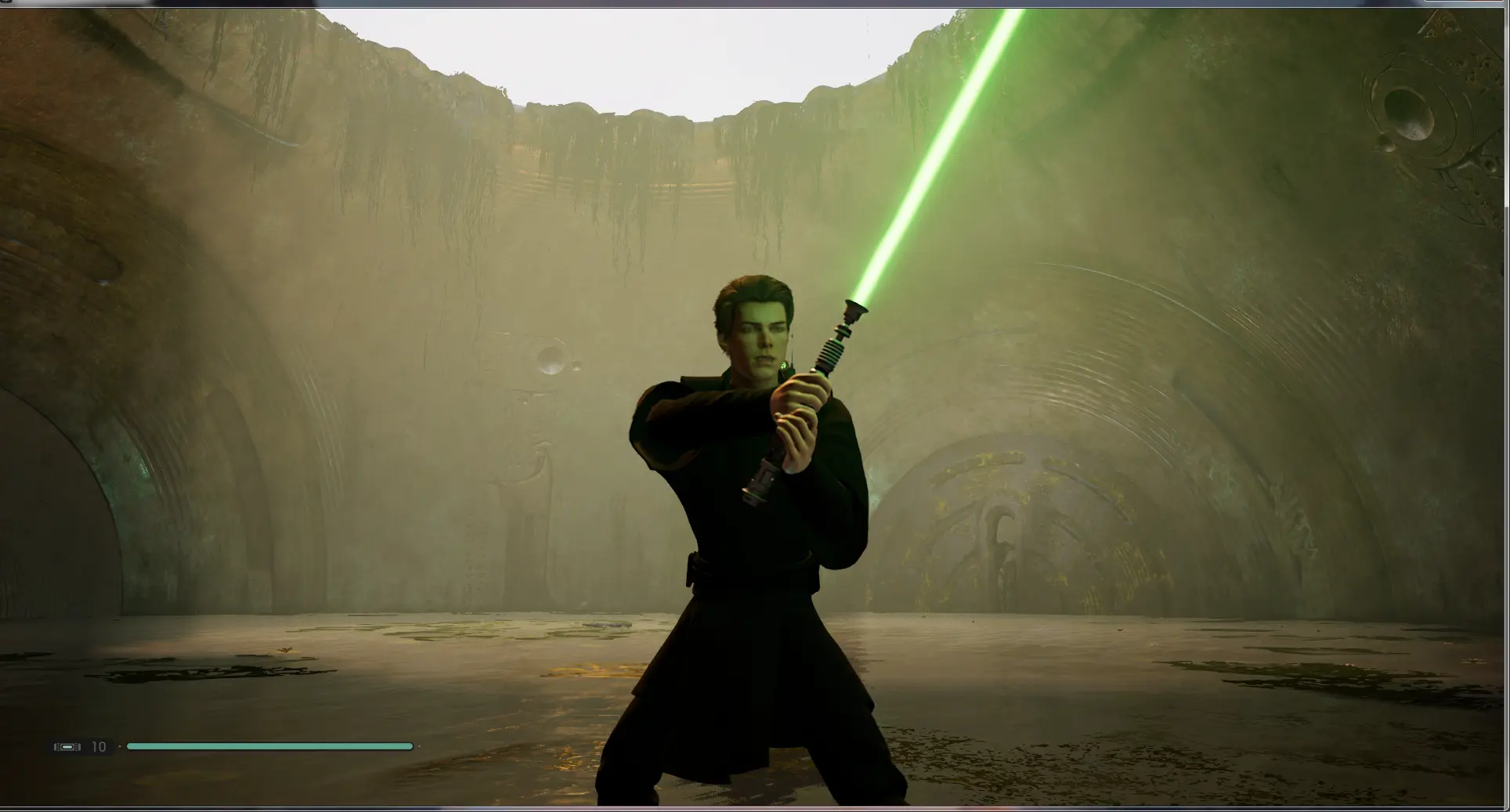 luke skywalker dueling lightsaber