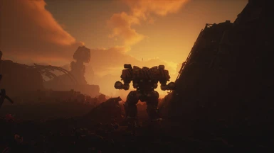 Devastator from Exotic IS Mechs plus Ultra visuals and weather