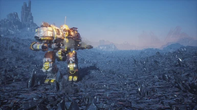 Devastator from Exotic IS Mechs plus Ultra visuals and weather