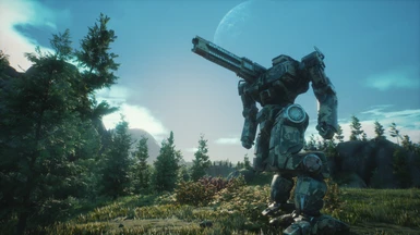 Hollander from Exotic IS Mechs plus Ultra visuals and weather