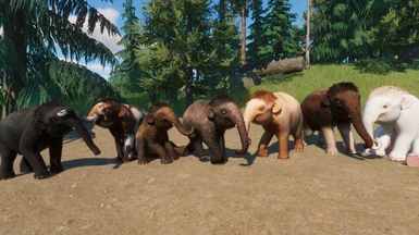 Remastered Woolly Mammoth Juveniles