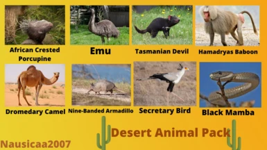 Next dlc idea Desert animal Pack