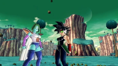 Picture of caulifa cosplaying as bardock or just fem bardock