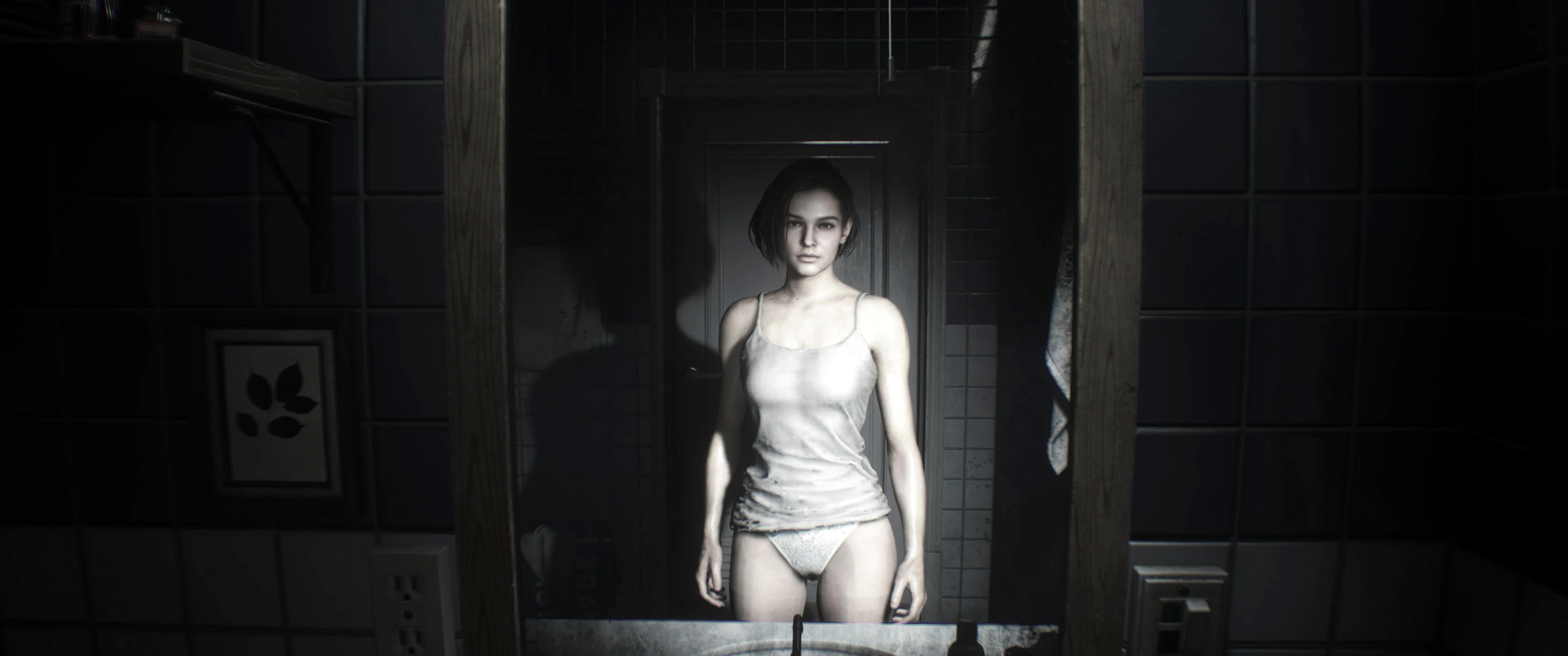 Classic Jill Start of the game at Resident Evil 3 (2020) Nex