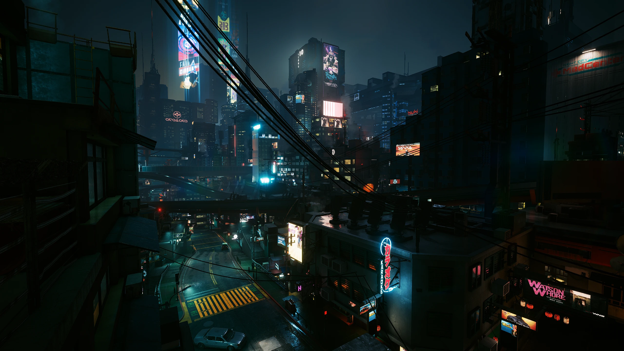 Night City Wallpaper 1080p at Cyberpunk 2077 Nexus - Mods and