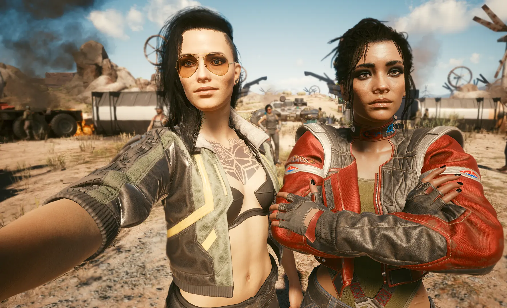 My V and best girl Panam at Cyberpunk 2077 Nexus - Mods and community