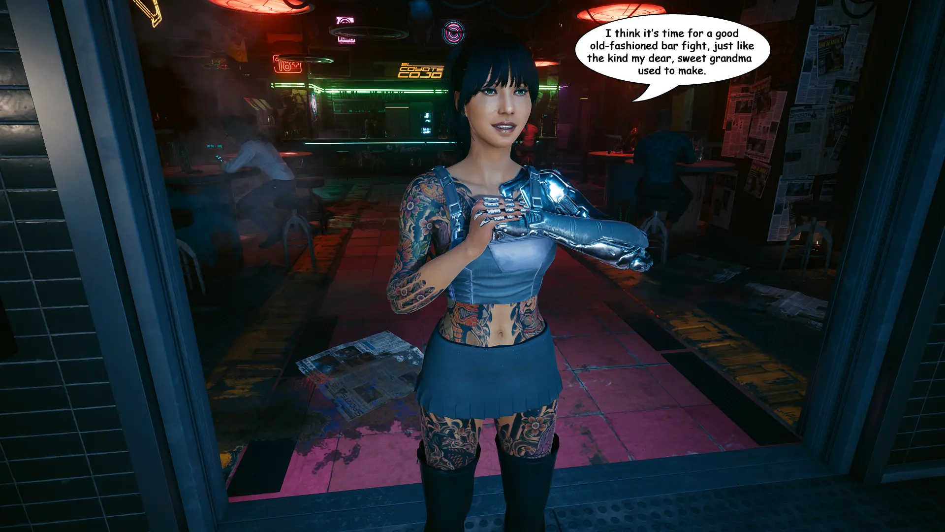 Bar Fight at Cyberpunk 2077 Nexus - Mods and community