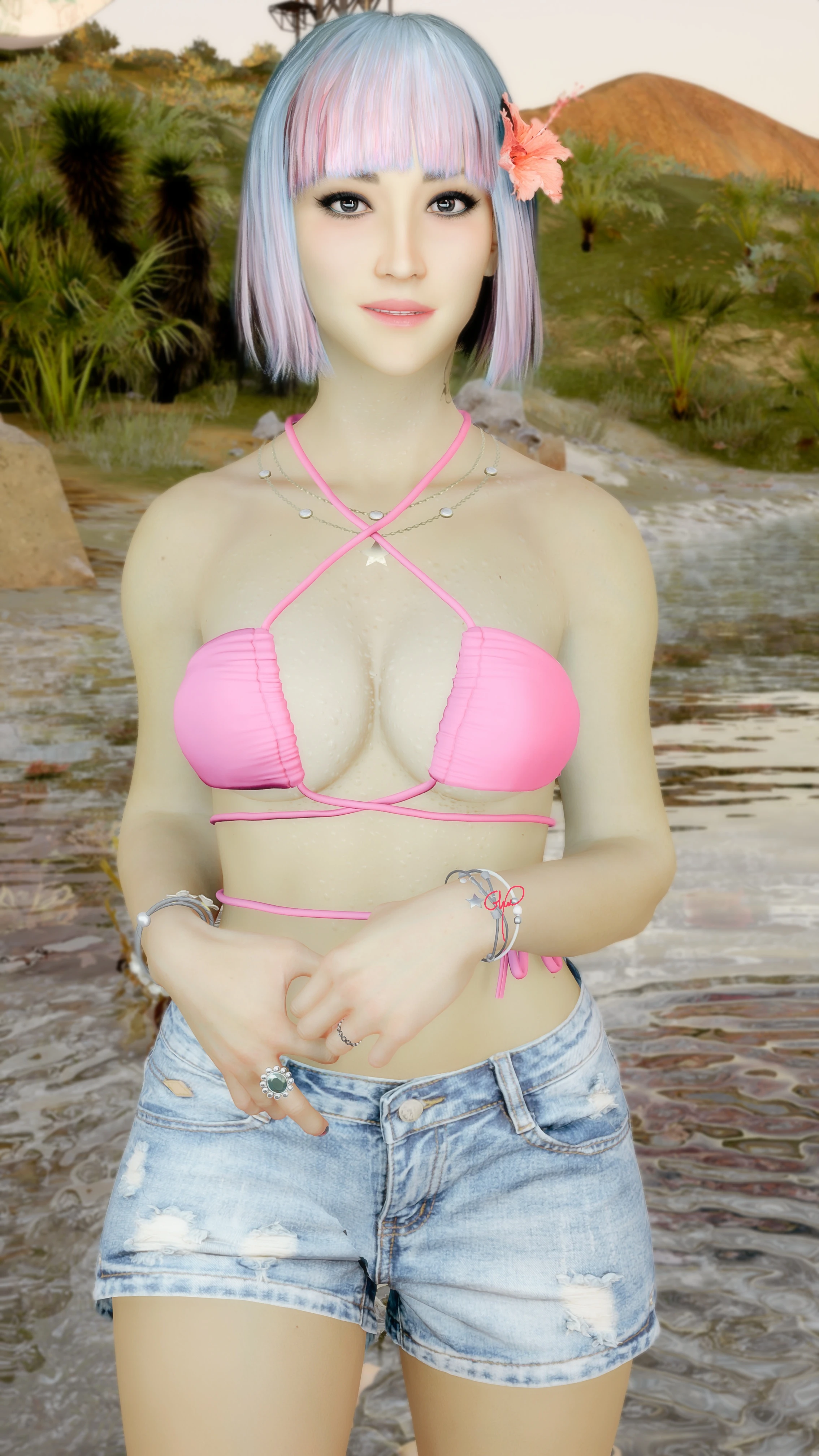 Love Island Bikini Top From Beaniebby At Cyberpunk 2077 Nexus Mods And Community