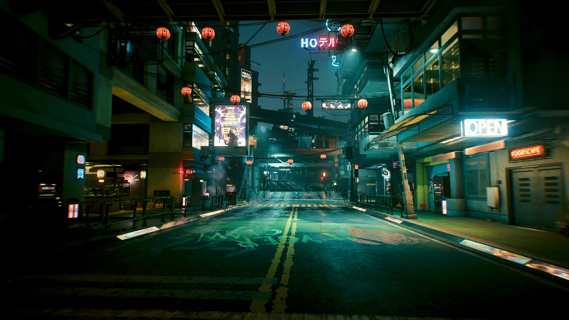 red lantern street at Cyberpunk 2077 Nexus - Mods and community