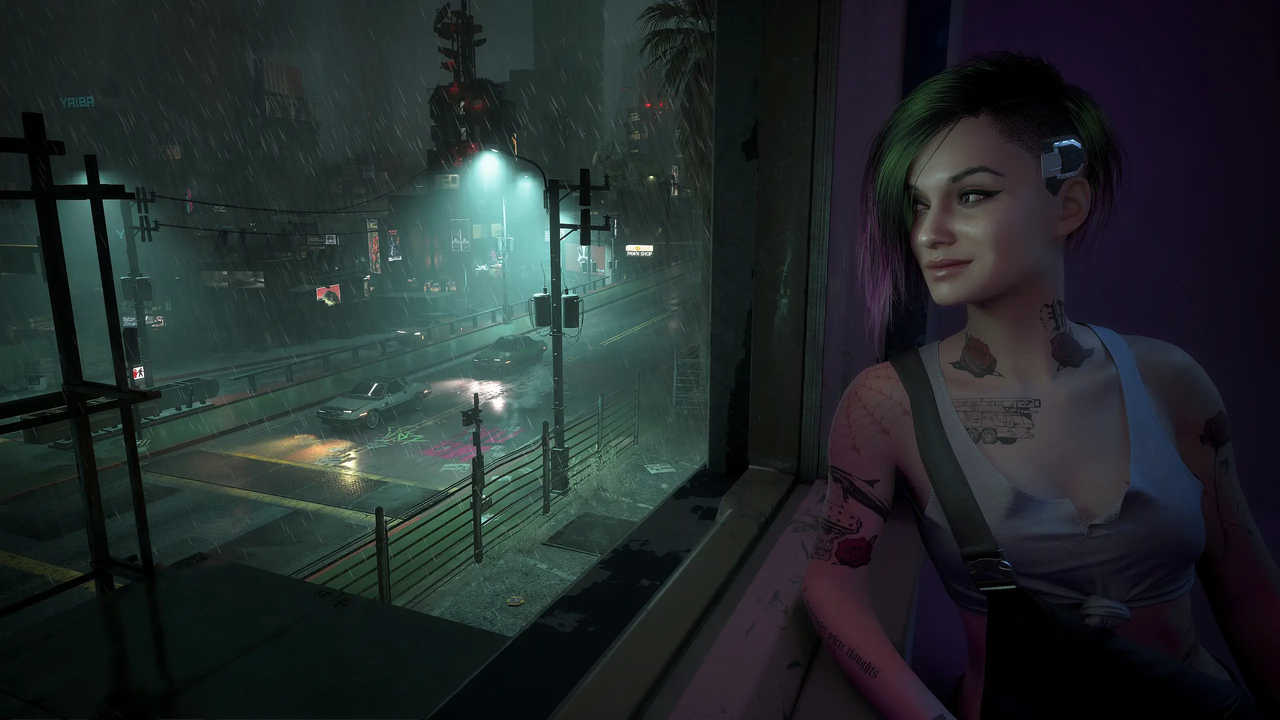 Rainy Night With Judy At Cyberpunk 2077 Nexus - Mods And Community