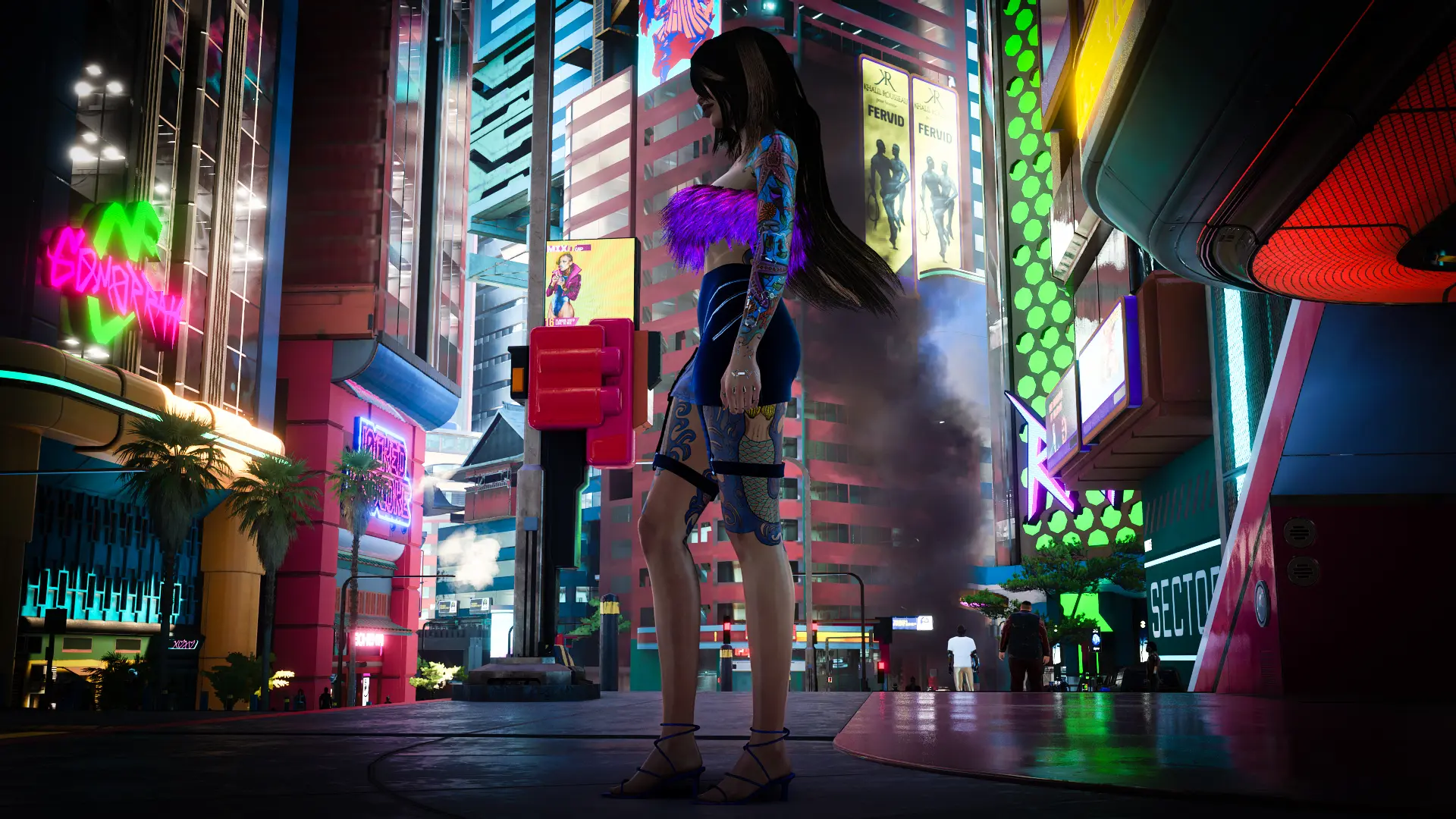 Cyberpunk Girl [1920x1080] : r/wallpapers