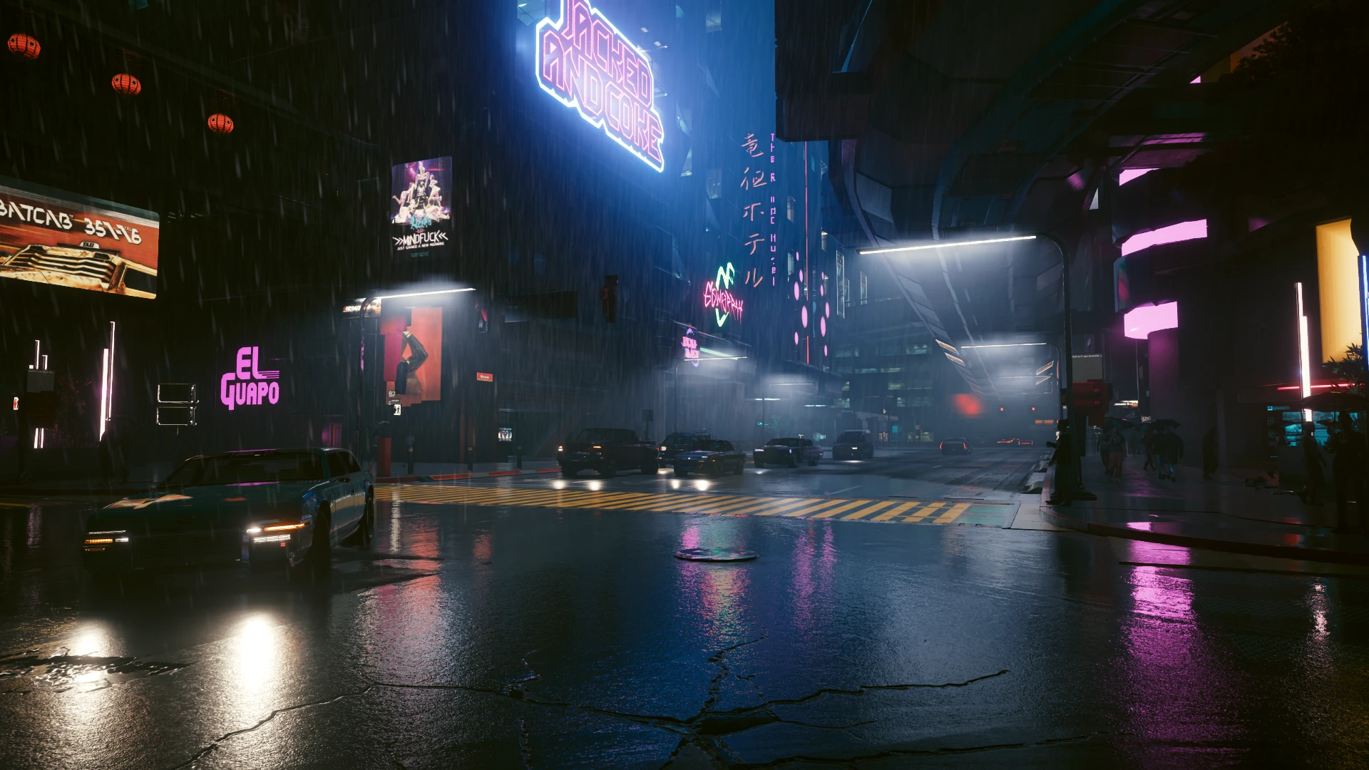 Night City Wallpaper 1080p at Cyberpunk 2077 Nexus - Mods and