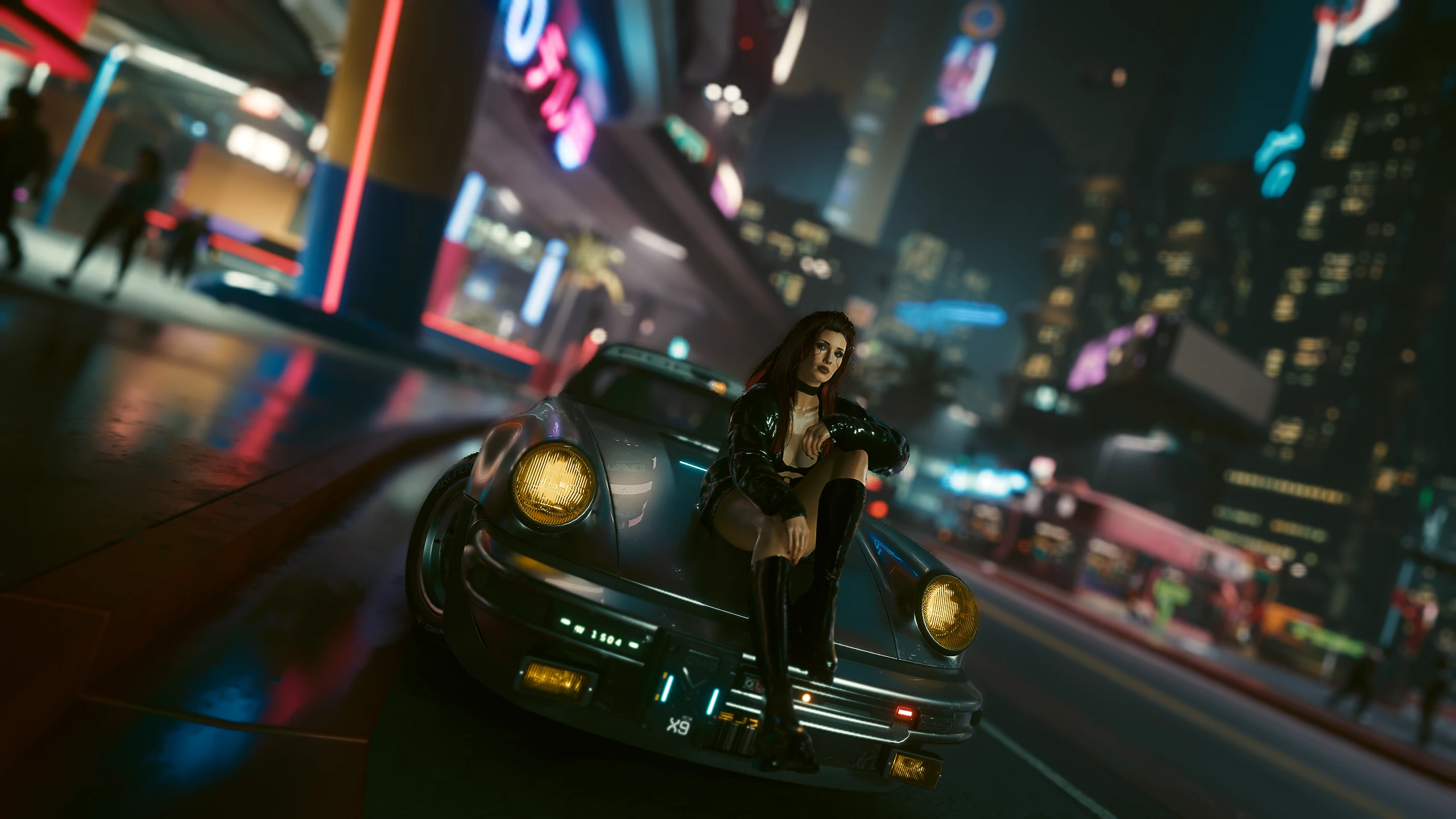 Car Porsche 4K HD Cyberpunk 2077 Wallpapers, HD Wallpapers