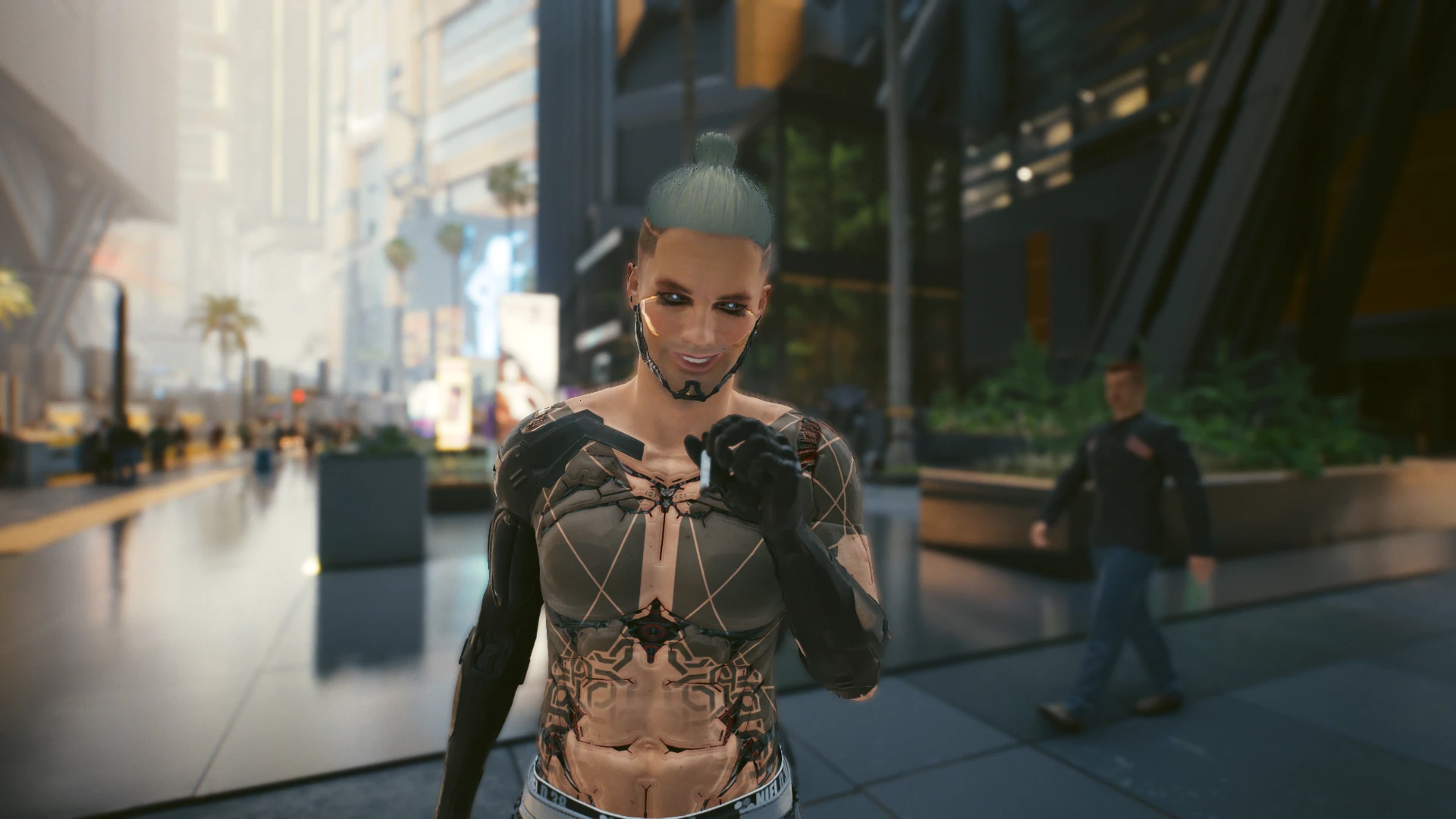 V smoke at Cyberpunk 2077 Nexus - Mods and community