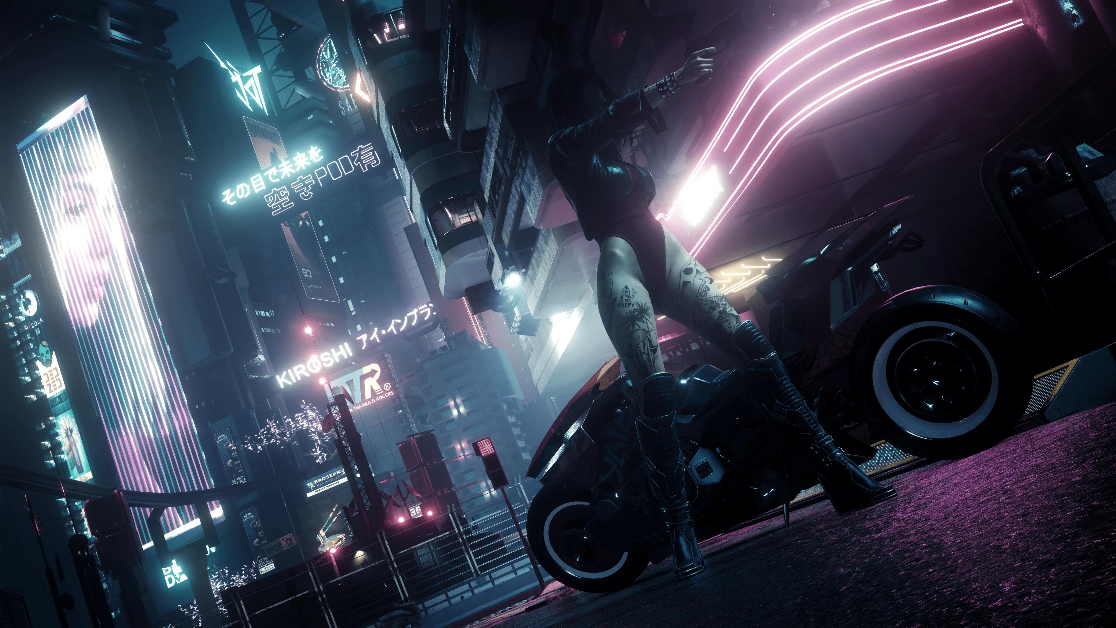 Night City Wallpaper 1080p at Cyberpunk 2077 Nexus - Mods and