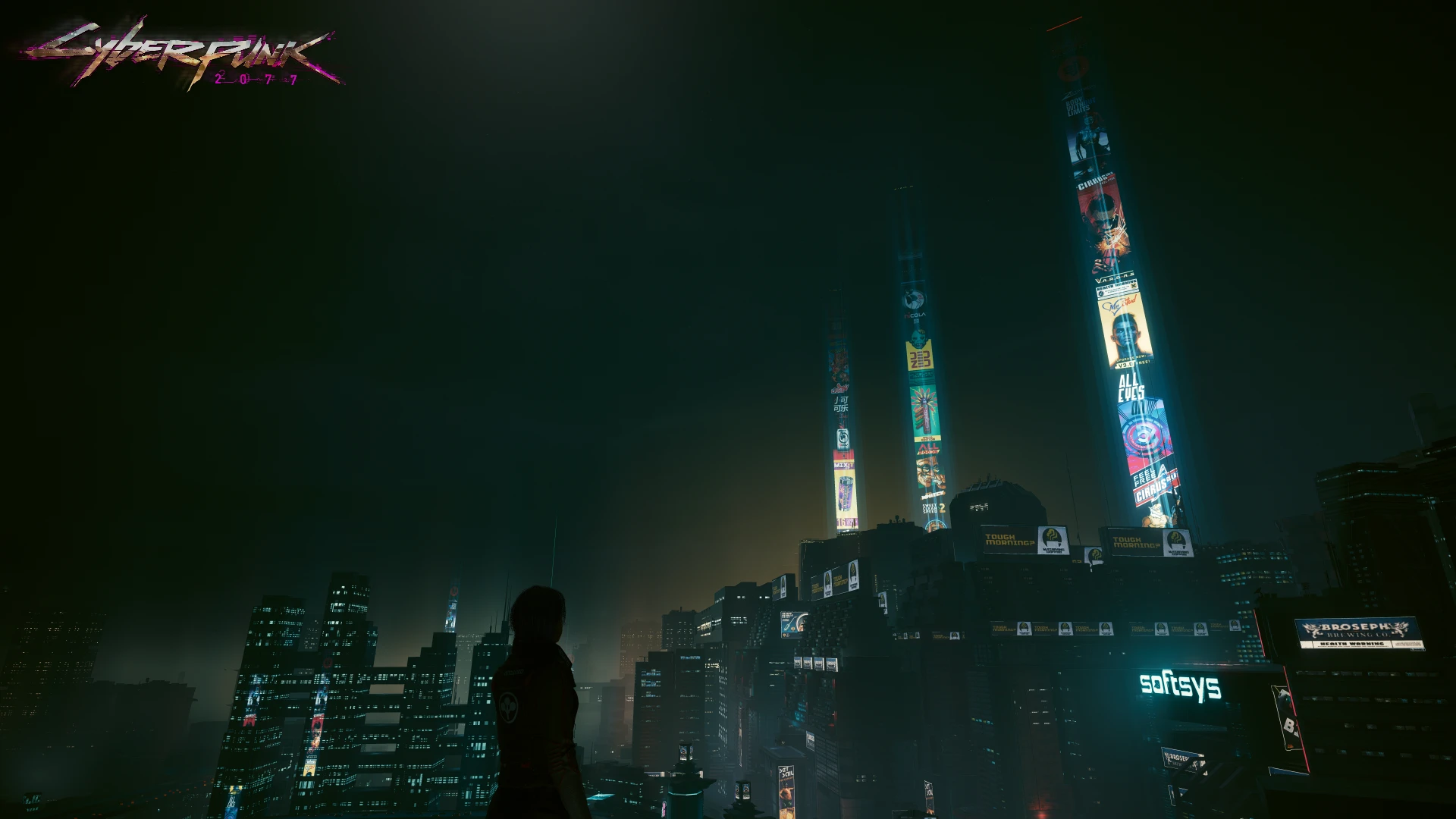 Night City Wallpaper 1080p at Cyberpunk 2077 Nexus - Mods and