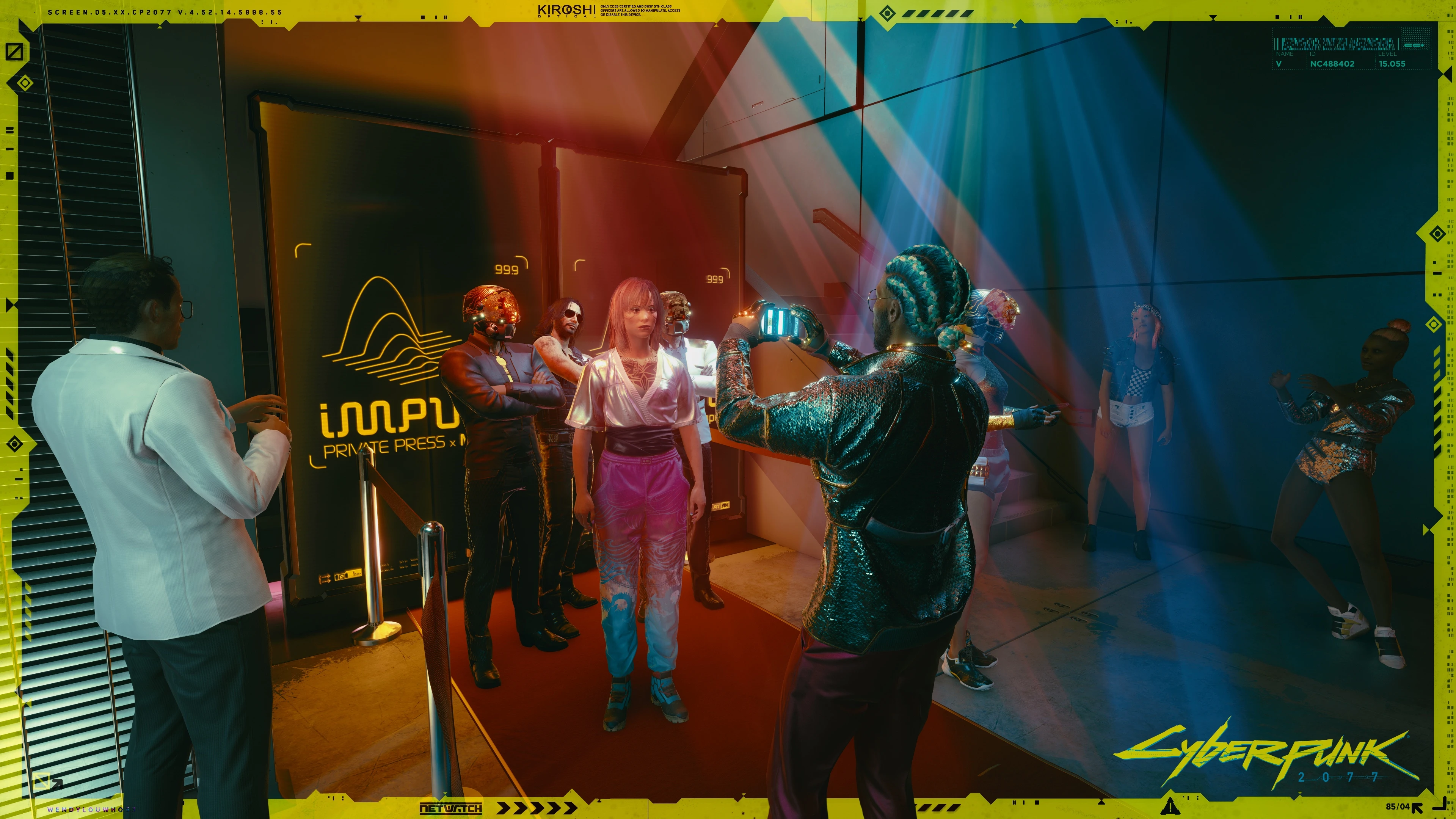 Selfie with Impulse DJs at the Riot Club at Cyberpunk 2077 Nexus - Mods ...