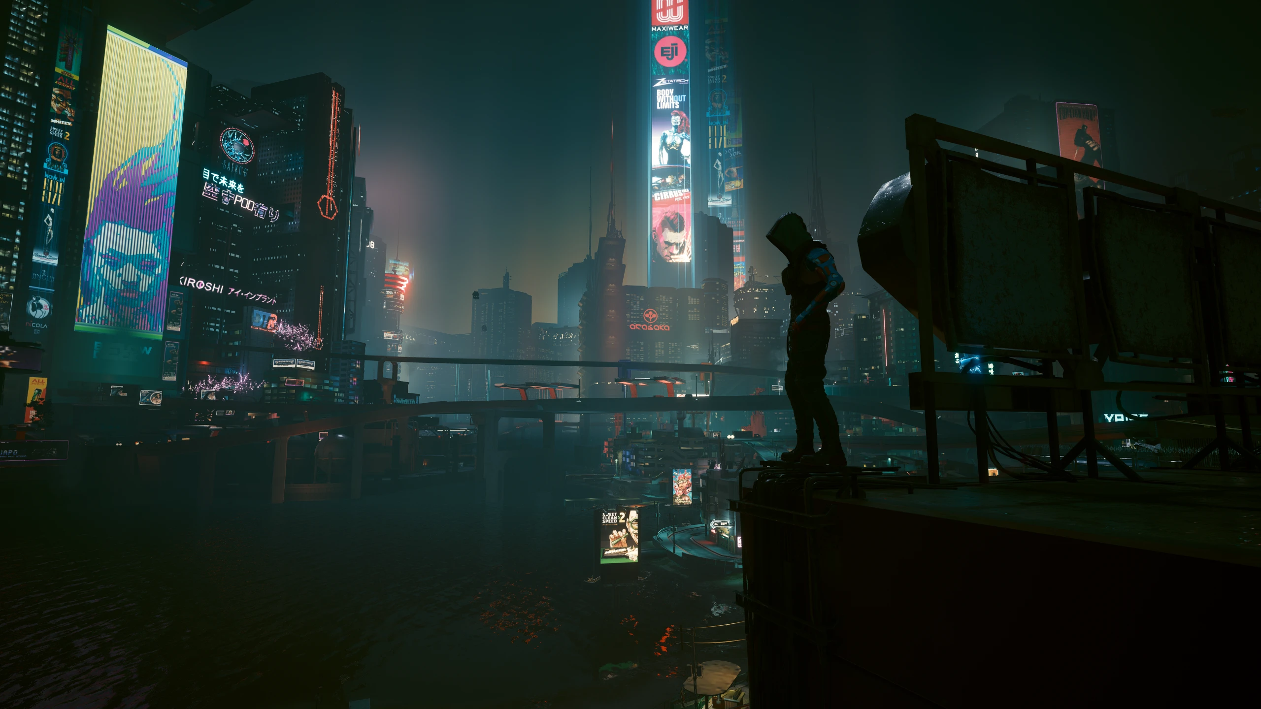 Night City Wallpaper 1080p at Cyberpunk 2077 Nexus - Mods and