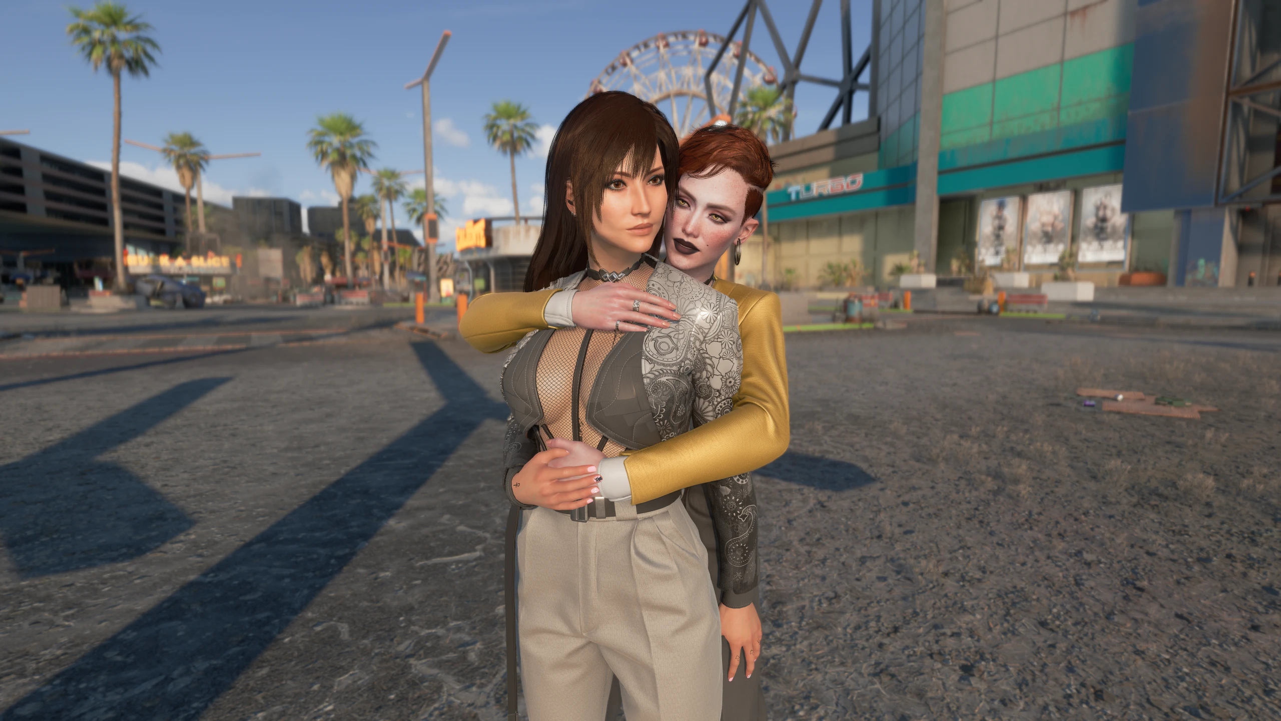 Couple outfit with Aurore at Cyberpunk 2077 Nexus - Mods and community