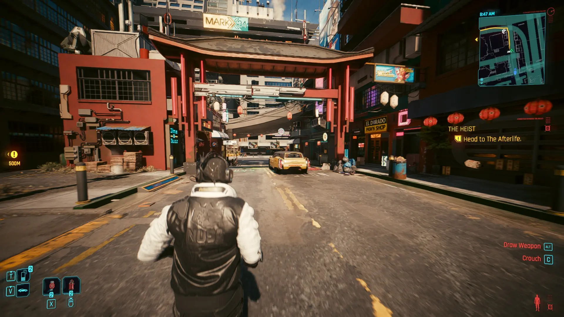 Cyberpunk 2077 third-person mod is wonky, but does the job