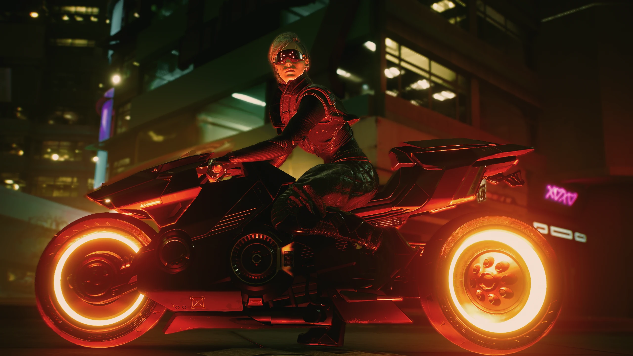 On a bike at Cyberpunk 2077 Nexus - Mods and community