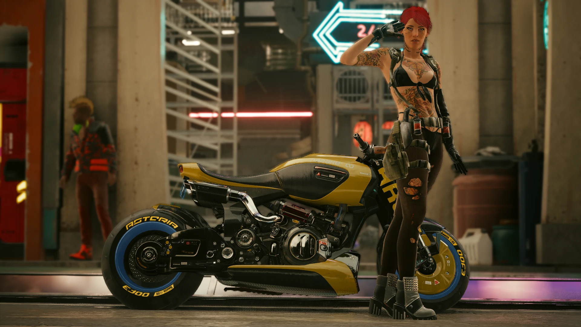 V with motorcycle at Cyberpunk 2077 Nexus - Mods and community