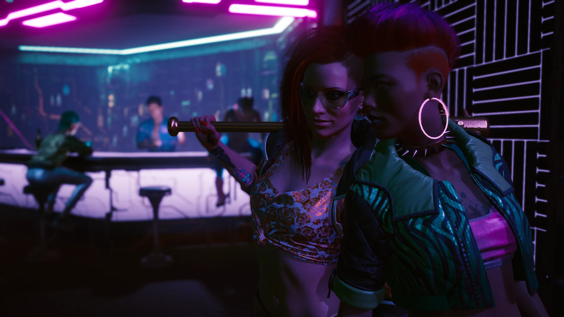 With a friend at Cyberpunk 2077 Nexus - Mods and community