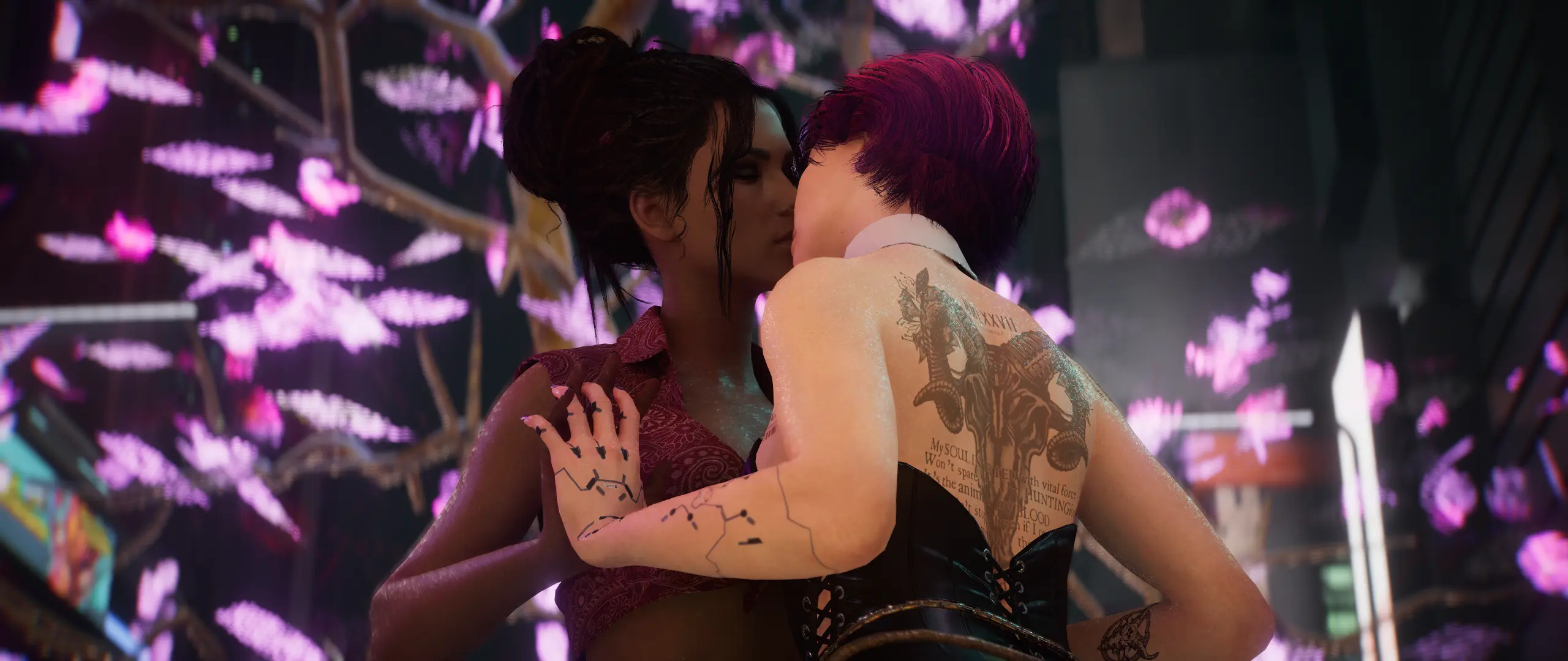 V and Panam romance close up at Cyberpunk 2077 Nexus - Mods and community