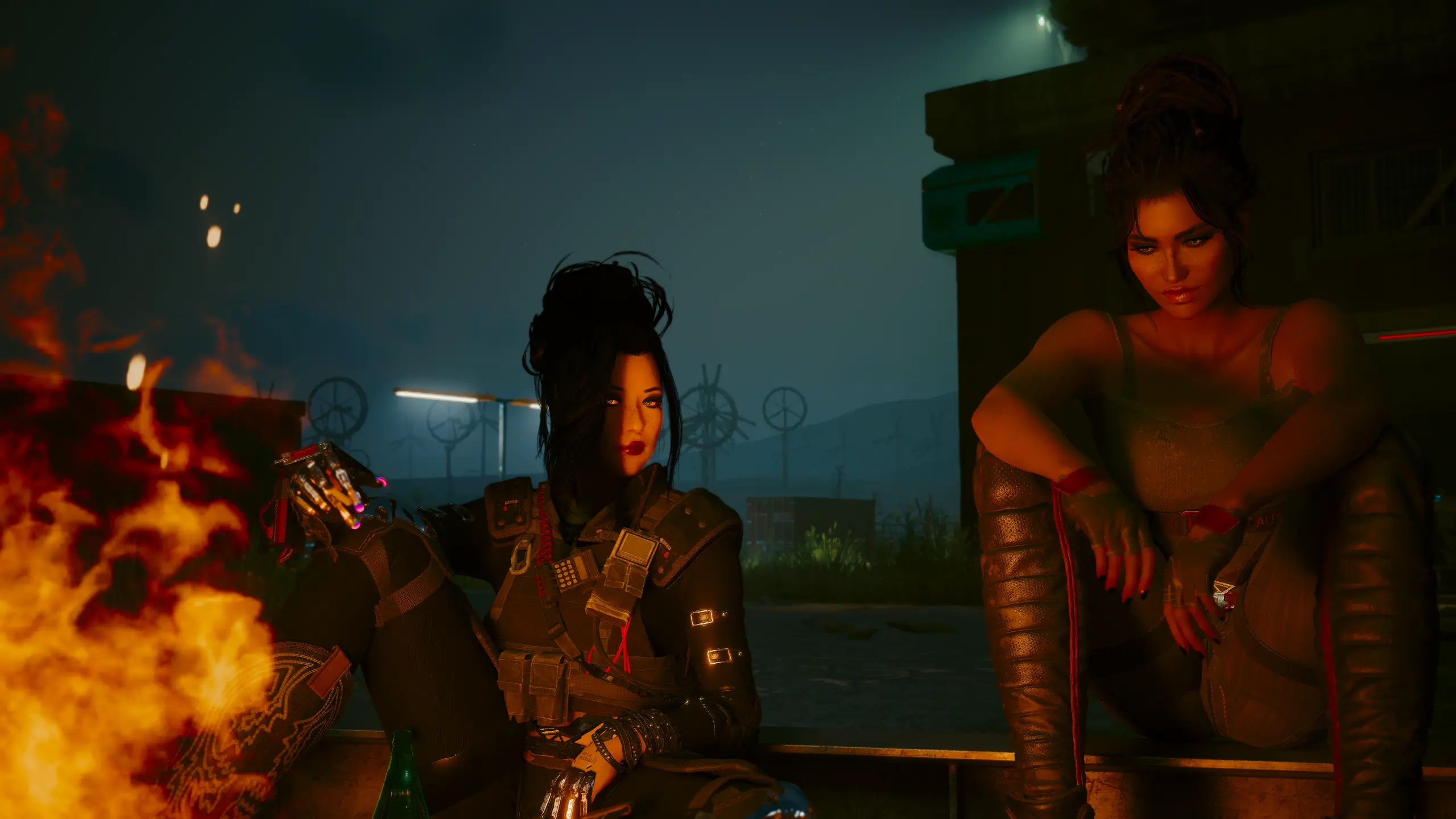 Smoke and a pancake at Cyberpunk 2077 Nexus - Mods and community