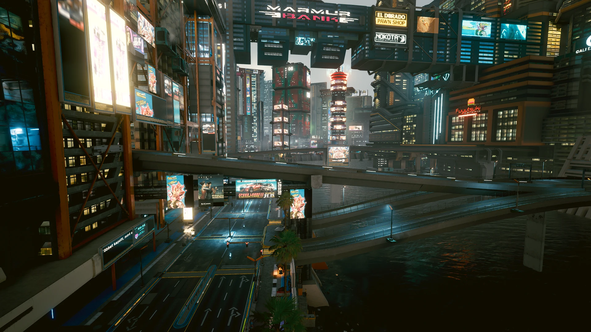 Night City Wallpaper 1080p at Cyberpunk 2077 Nexus - Mods and