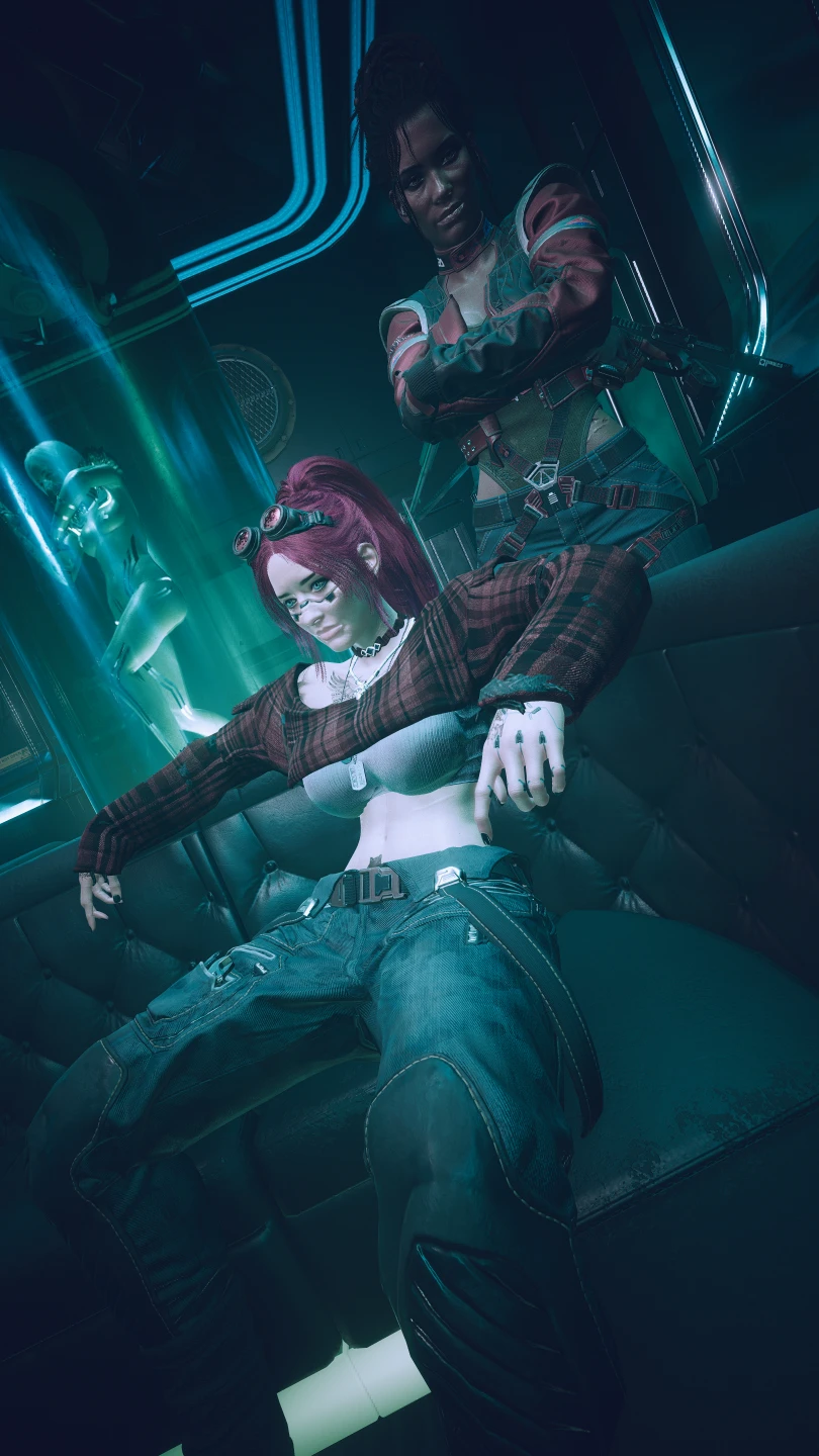 2 nomads at the afterlife at Cyberpunk 2077 Nexus - Mods and community