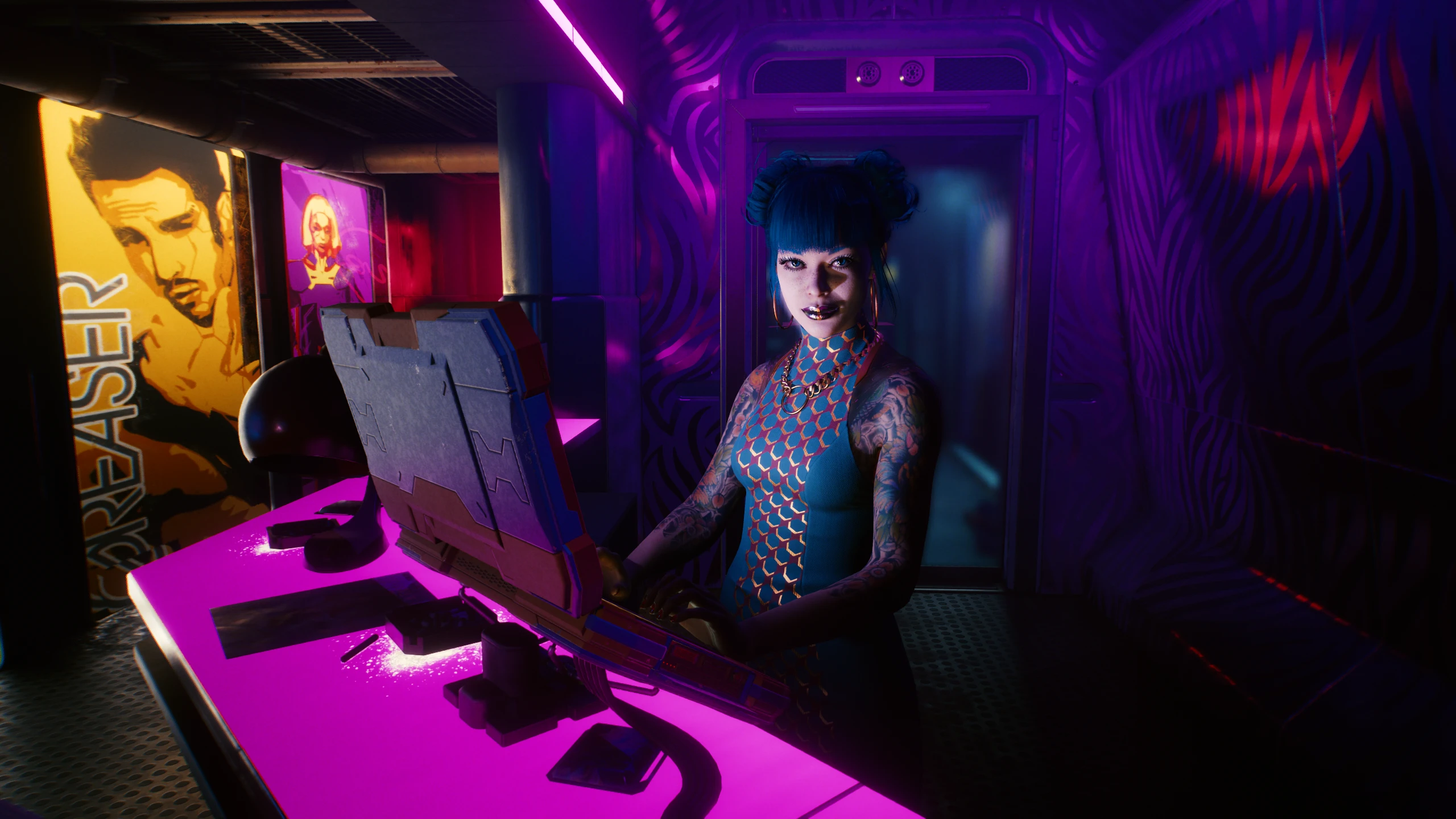 Clouds Receptionist At Cyberpunk 2077 Nexus   Mods And Community