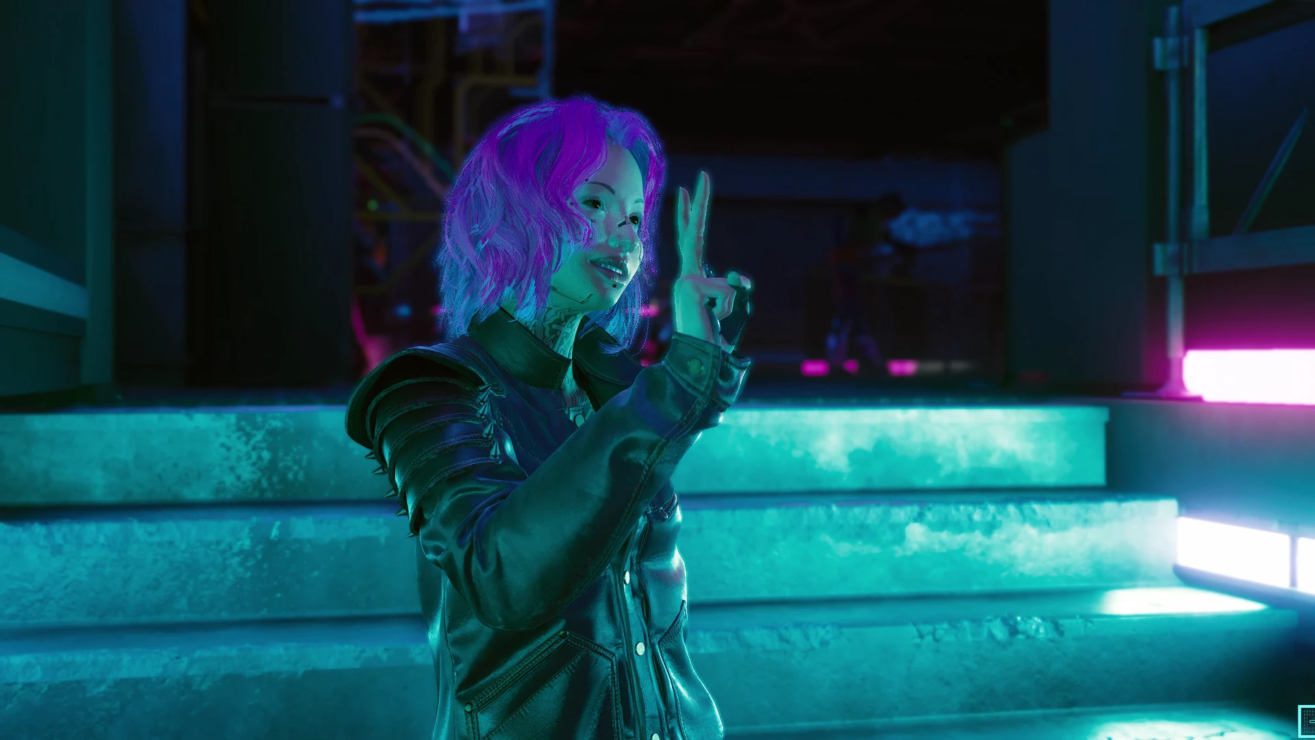 Cyber girl at the club at Cyberpunk 2077 Nexus - Mods and community