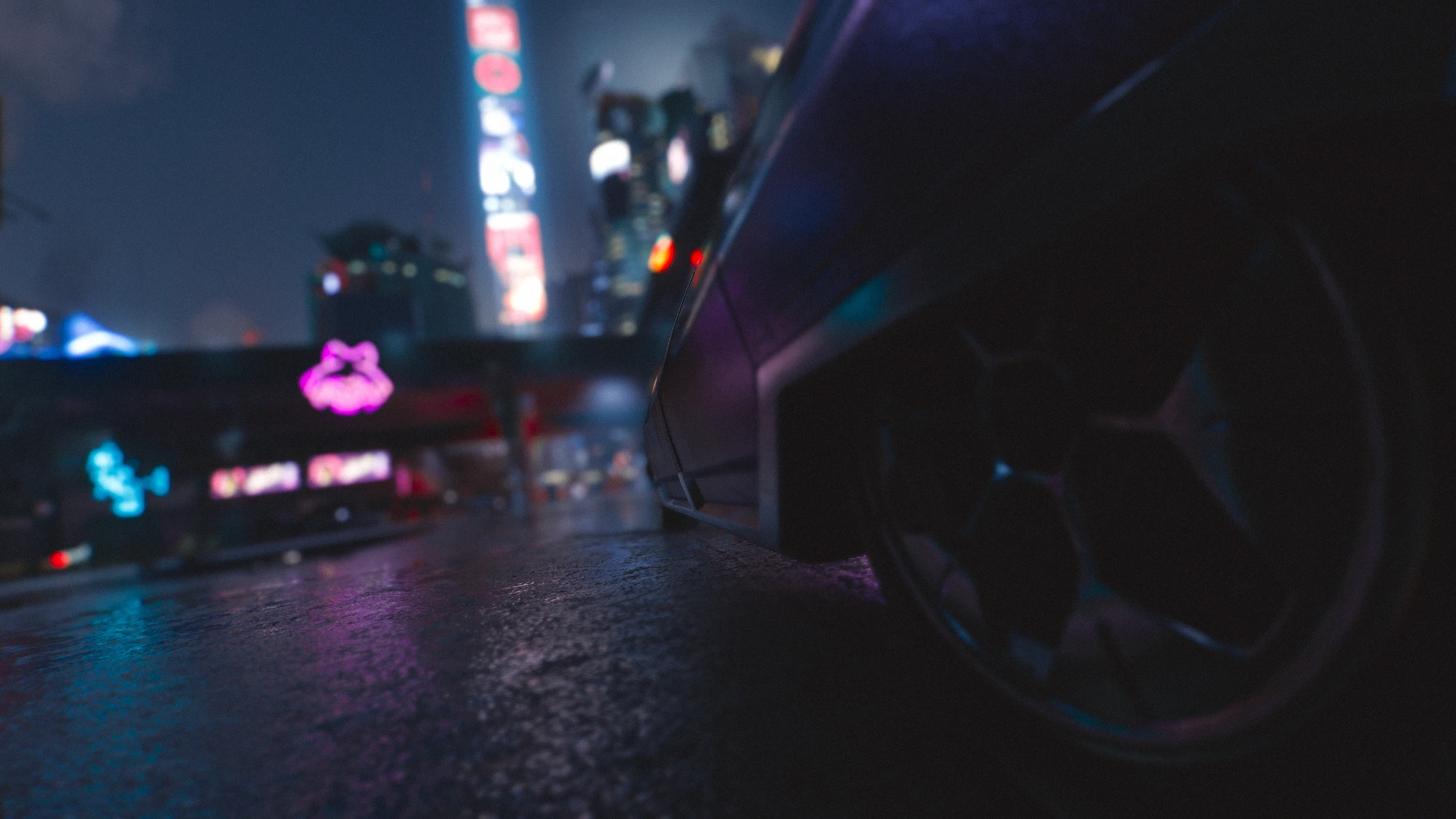 Night City Wallpaper 1080p at Cyberpunk 2077 Nexus - Mods and