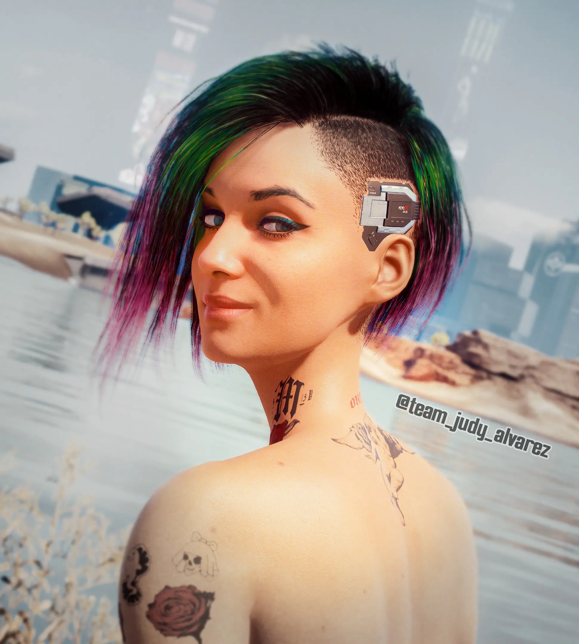 Love that smile at Cyberpunk 2077 Nexus - Mods and community