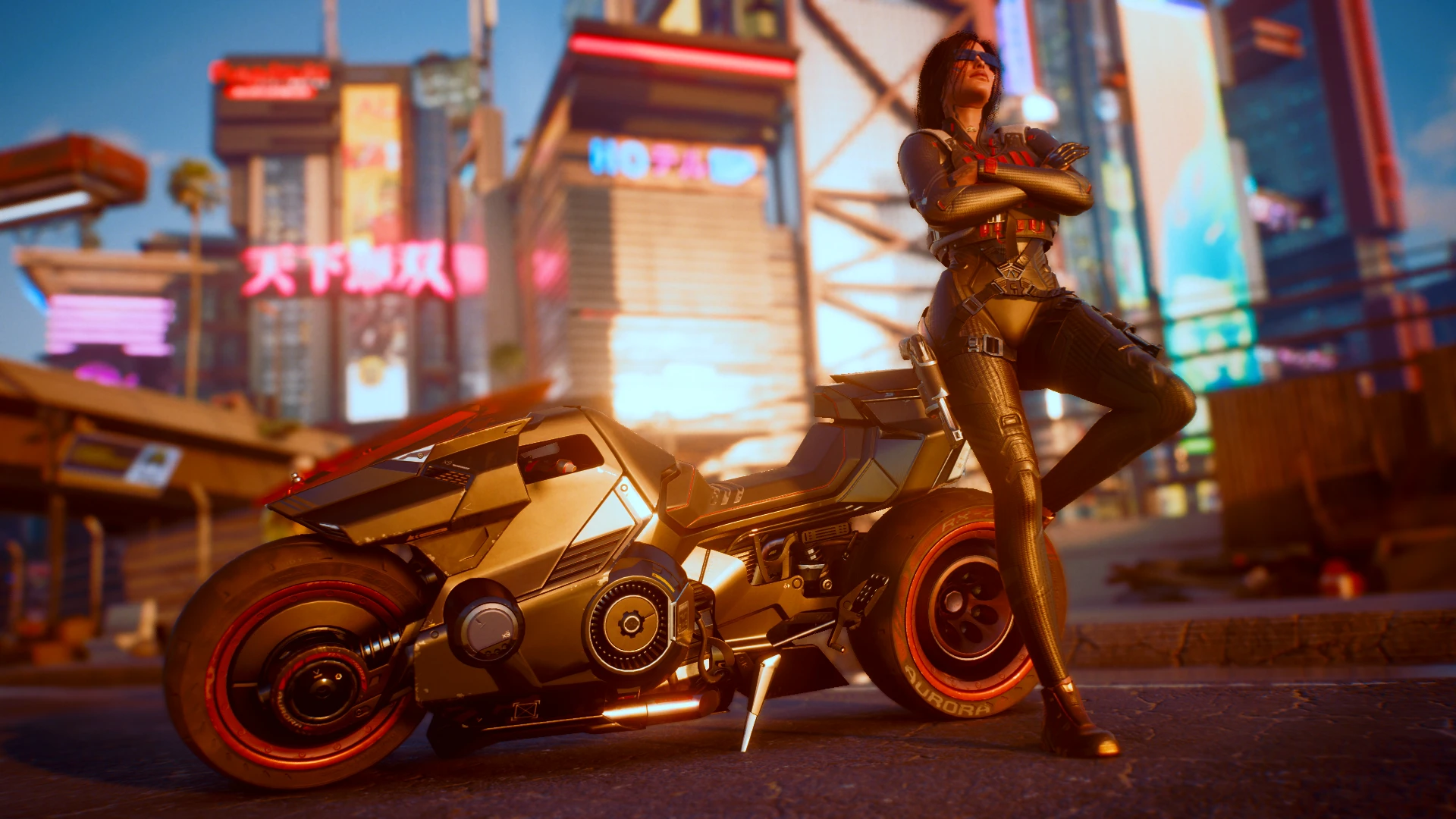 Sunset in NightCity at Cyberpunk 2077 Nexus - Mods and community