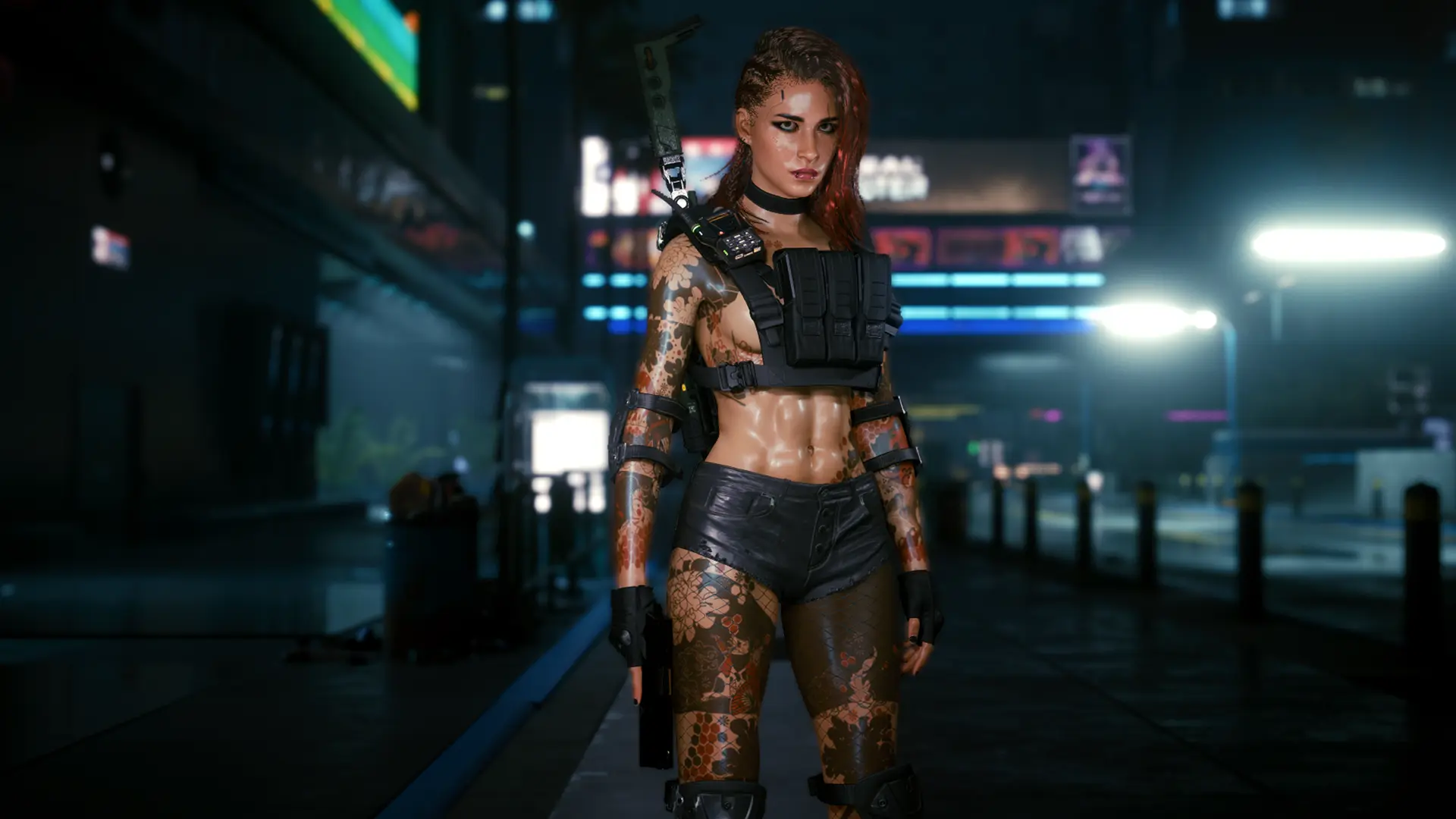 V shows off his muscles at Cyberpunk 2077 Nexus - Mods and community