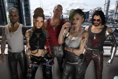 the crew at Cyberpunk 2077 Nexus - Mods and community