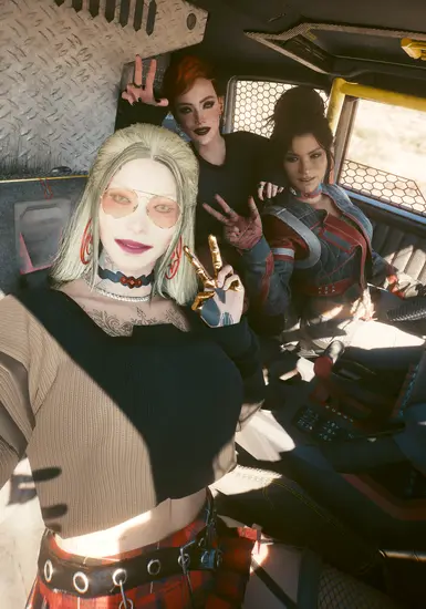 Girls' road trip at Cyberpunk 2077 Nexus - Mods and community