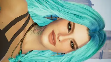 Blue Hair at Cyberpunk 2077 Nexus - Mods and community