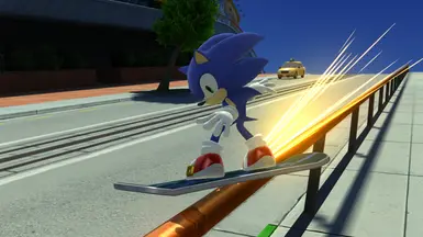 Colors Sonic in City Escape