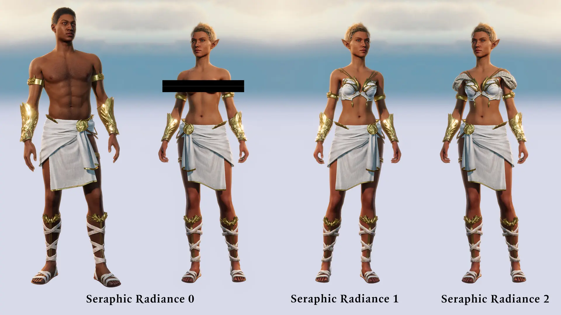 Seraphic Radiance Armor Released Seraphic Radiance Armor Released