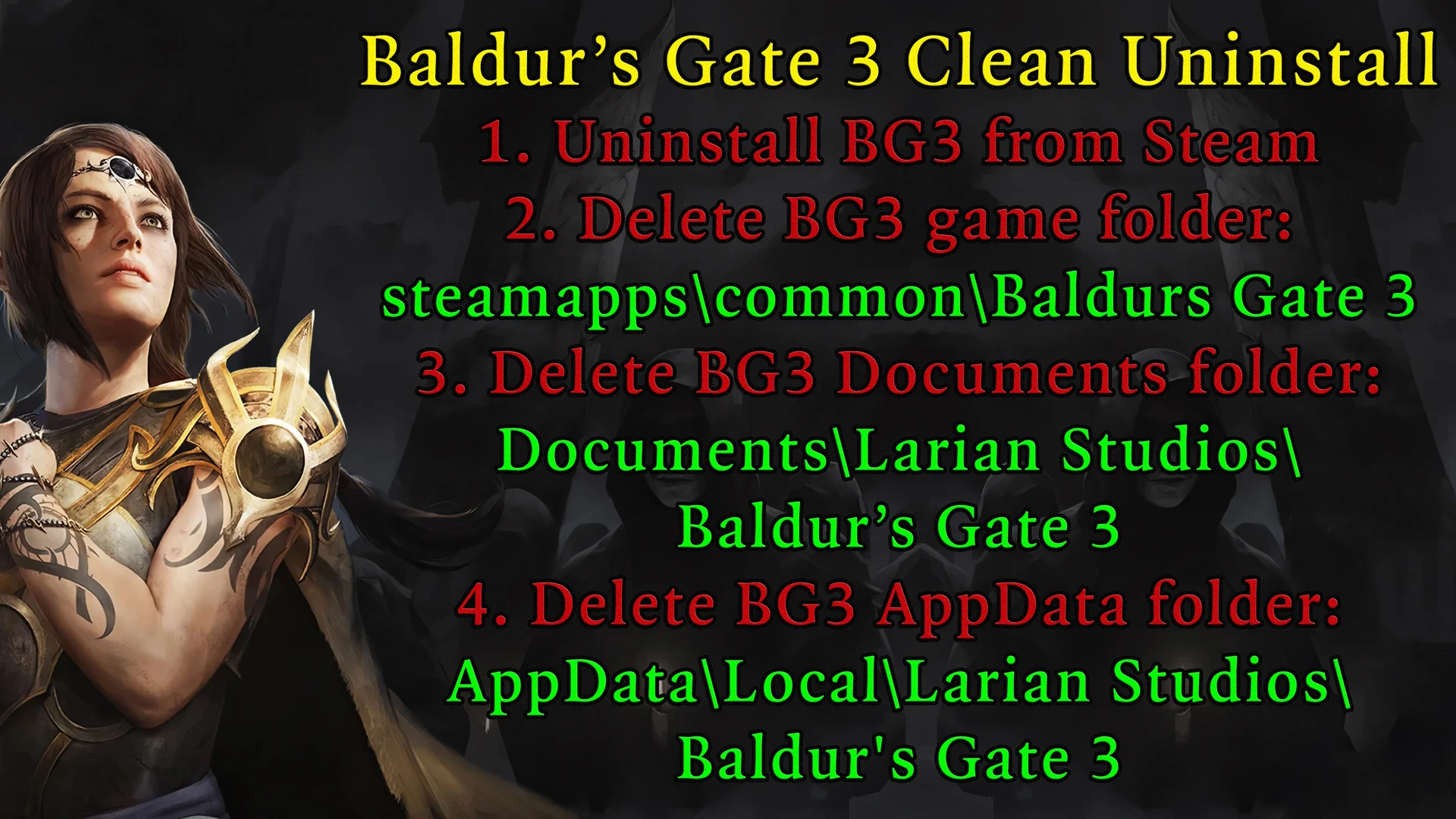 Delete your Baldur's Gate 3 saves before starting the full game