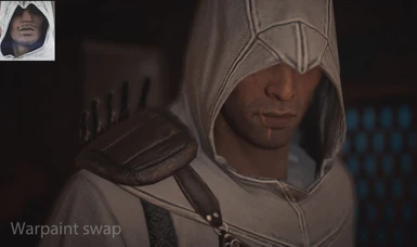 Altair face Scar  swaps with warpaint