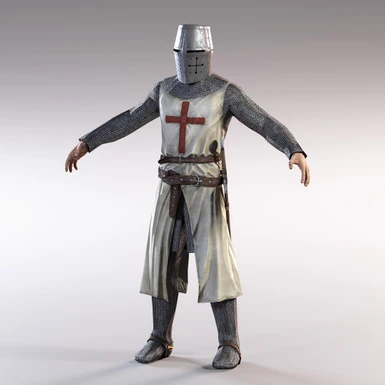 can someone use an existing asset and or model of a templar knight and mod it into an outfit