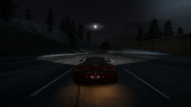 McLaren at night