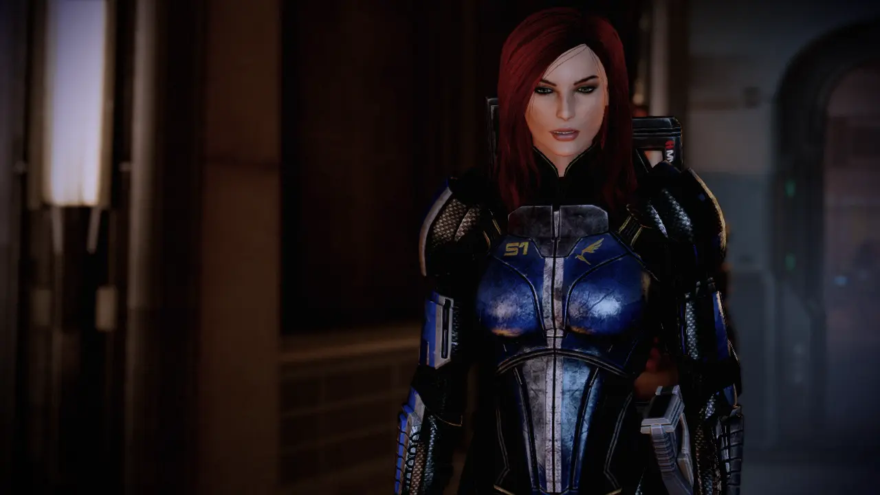 Femshep In Ashleys Armor At Mass Effect Legendary Edition Nexus - Mods ...