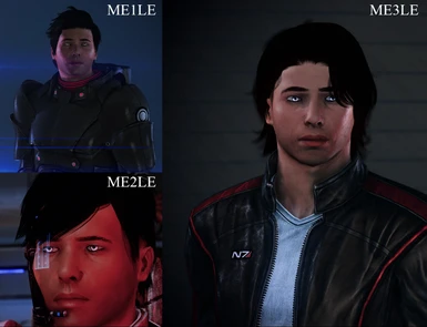 Avexis's Hair Journey throughout Mass Effect